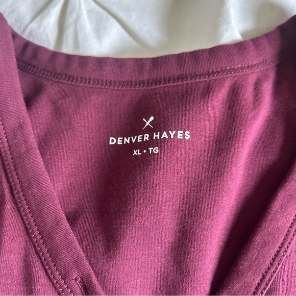 Womens XL Denver Hayes Red Sleeveless Tank Top - Picture 2 of 5